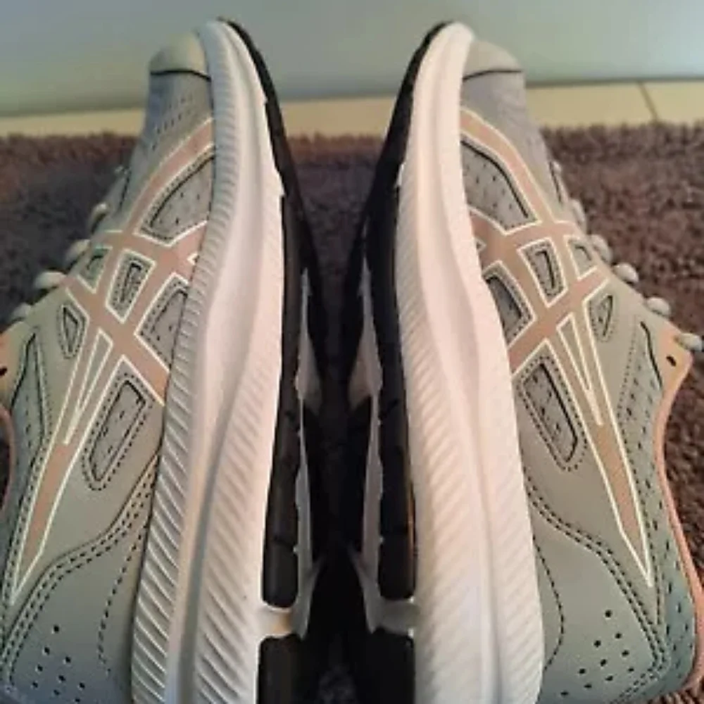 ASICS Women's Gray and Pink Running Shoes NEW CON